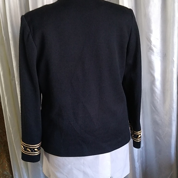 Black and Gold  women's blazer - Picture 6 of 12